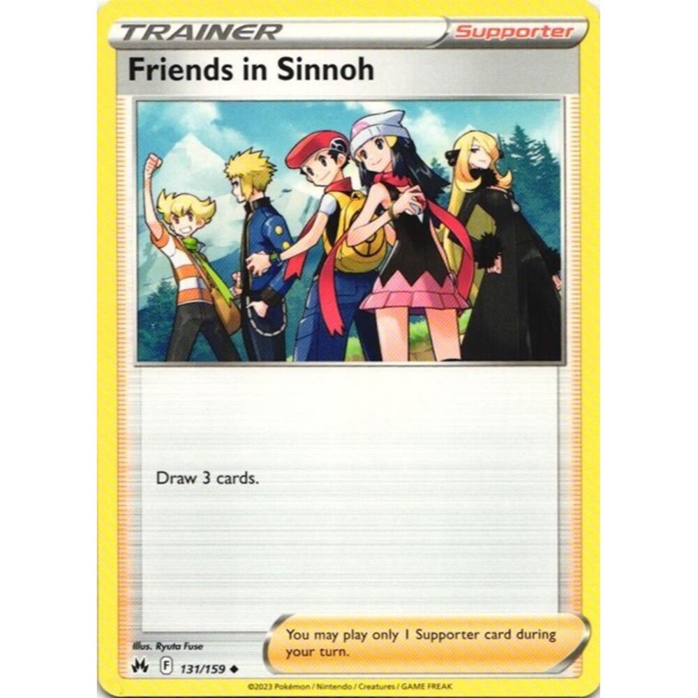 Friends in Sinnoh #131 Pokemon Crown Zenith